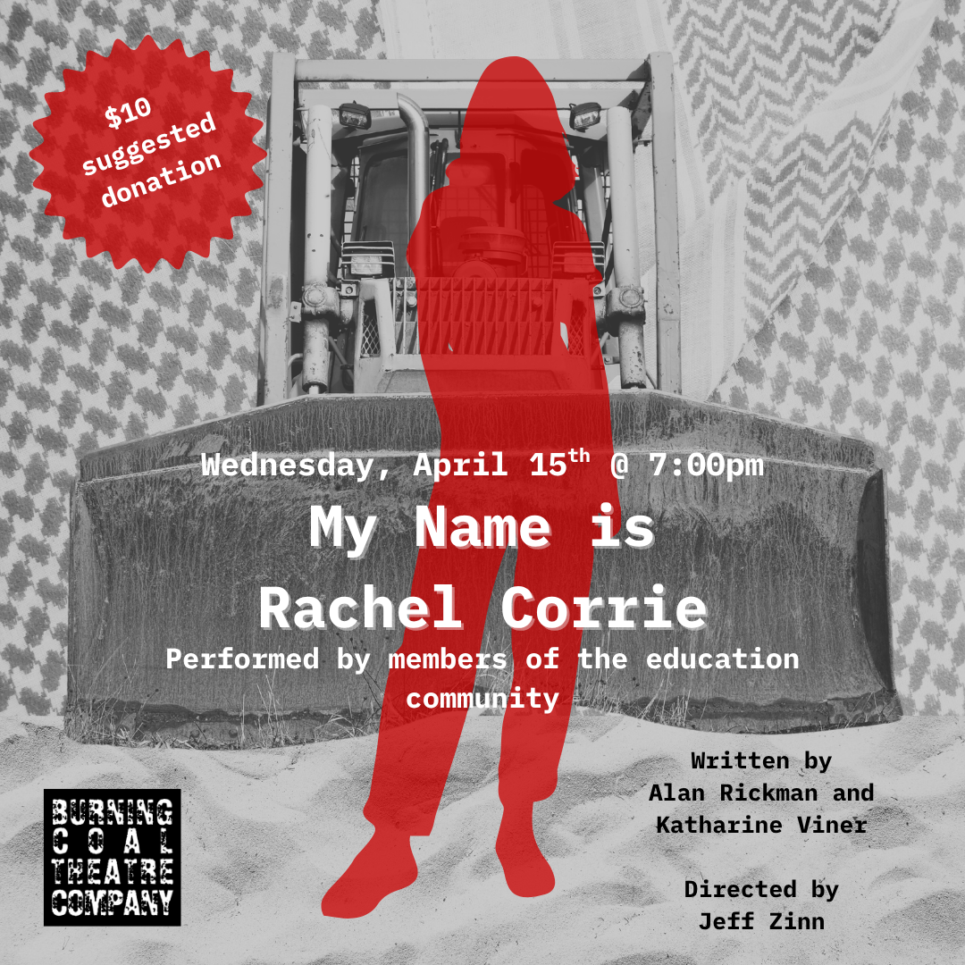 Rachel Corrie April Graphic
