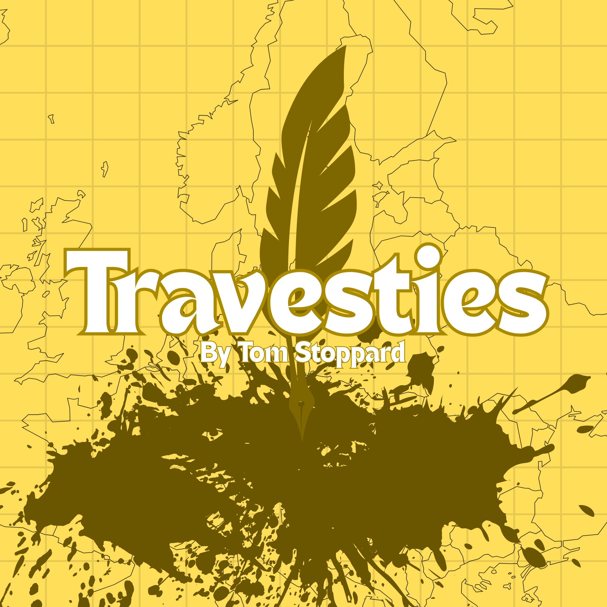 Travesties show poster